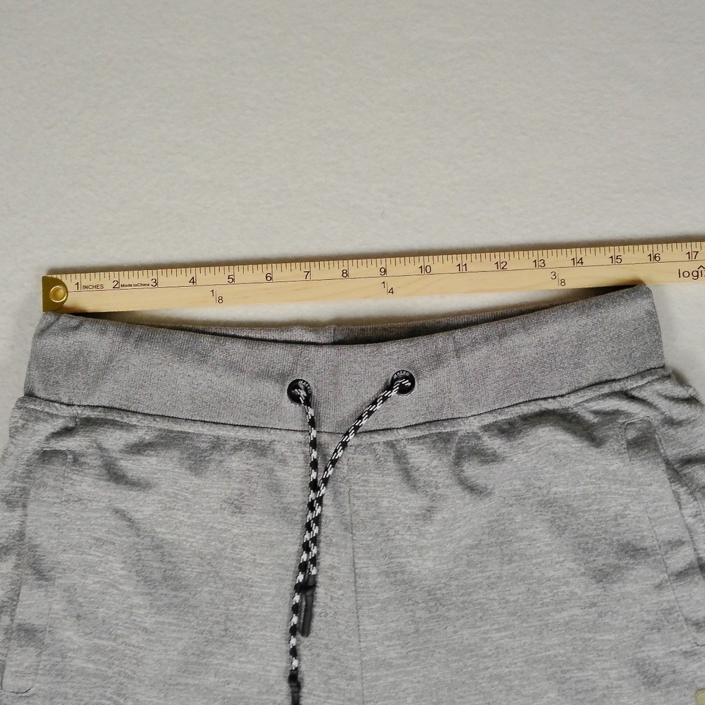 Aeropostale Mens Jogger Sweatpants Heather Gray Drawstring Logo Size L - Picture 7 of 9